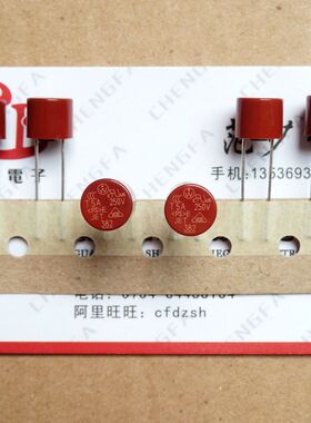 【红色黑色】常用电源保险丝/液晶保险管 慢断 T5A 250V 【圆柱】