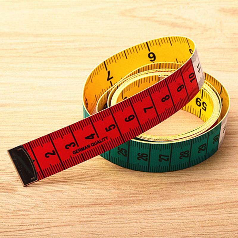 T2米尺尺子卷尺塑料量衣尺三围尺服装尺软尺皮尺裁缝尺测量尺