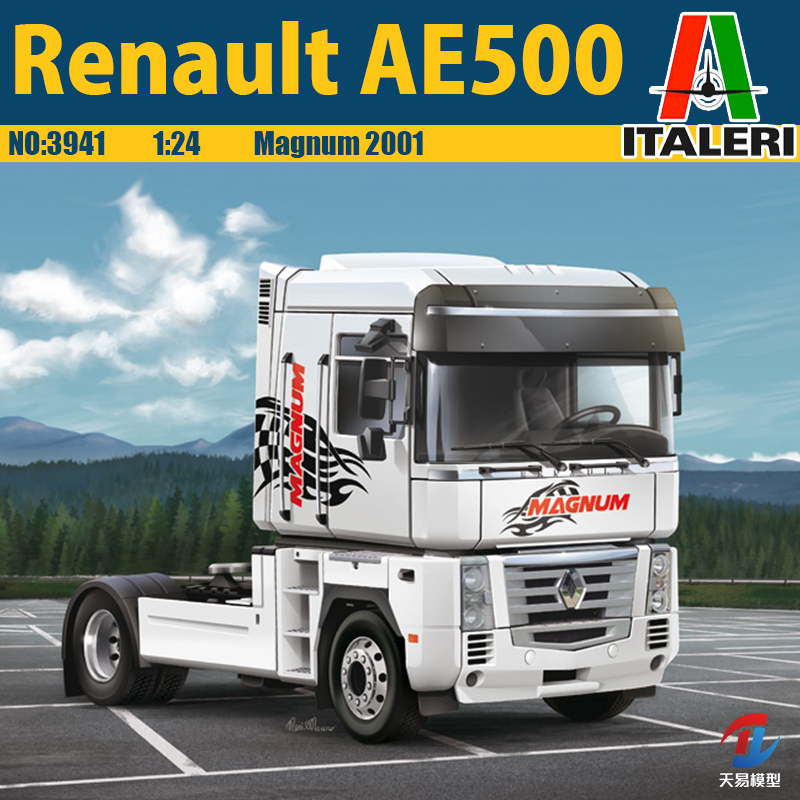 意大利 ITALERI 3941 1/24 雷诺 拖头 Renault AE500 Magnum 2001