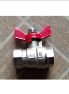 博尔得黄铜球阀 电镀洛球阀 加厚白色球阀内牙球阀 2分3分4分