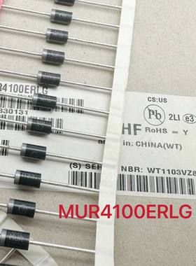 MUR4100E进口二极管大芯片粗脚MUR4100ERLG 4A 1000V 原装ON进口G