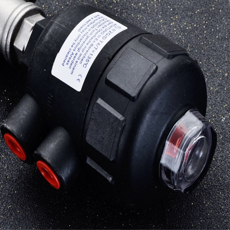 不锈钢气动角座阀型腰鼓