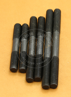 8.8级双头螺丝螺栓 高强度两头牙螺杆M10M12M14M16M18M20*75-400