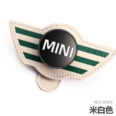 适用于马mini汽车遮阳板收纳多功能车用墨镜夹架车载眼镜夹内饰