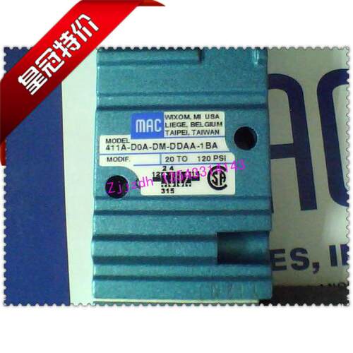 全新原装美国MAC电磁阀411A-DOA-DM-DDAA-1BA