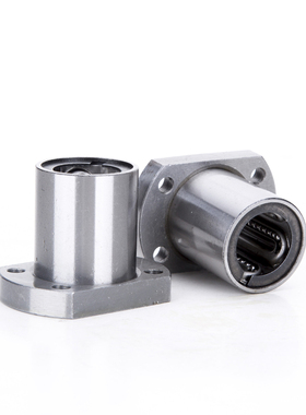 钢保椭圆切边法兰直线轴承LMH25GA 16 20 50 30 35 40LUUGA 高温