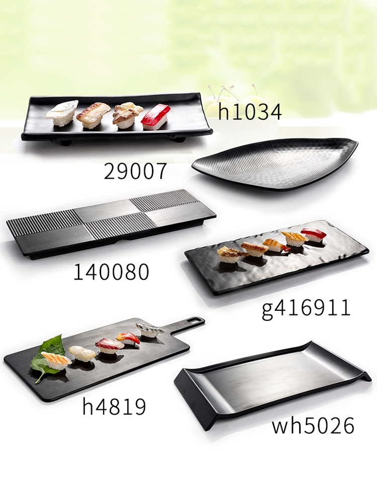 祥源美密胺餐具黑色火锅