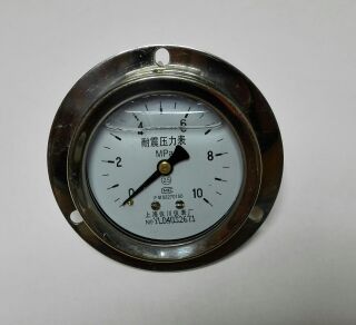 轴向带边耐震压力表上海