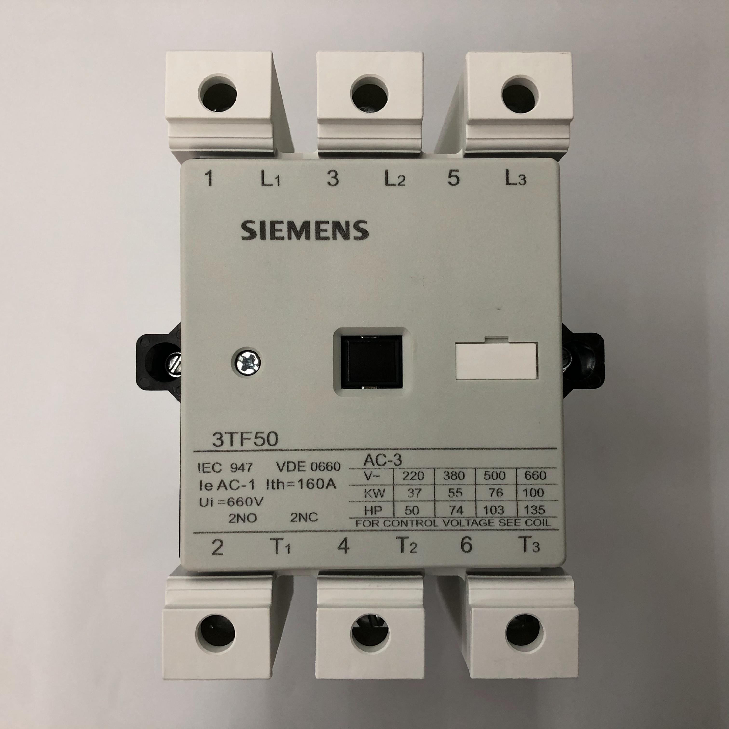 询价原装正品3TF5022-0XQ0 AC380V 50/60Hz西门子三级交流接触器