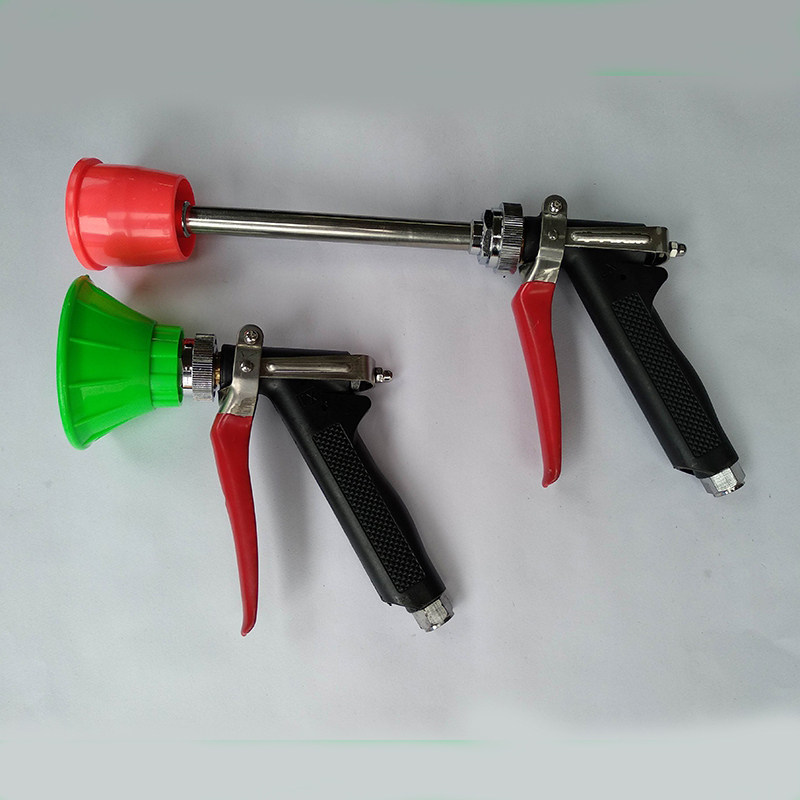 高压园林农用可调节喷枪洗车浇水喷雾机动器打药机短枪果树手枪式