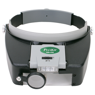 老花眼近视眼阅读头灯 宝工 LED放大镜 016头戴式 维修用工具