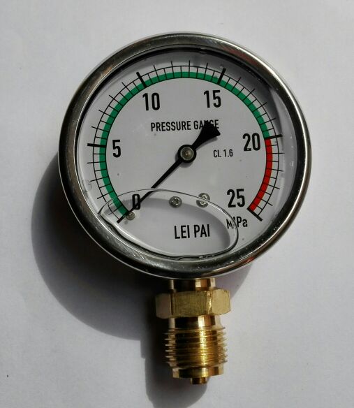 pressure gauge 油压压力表 直径75mm 压力 25mpa 螺纹M14*1.5