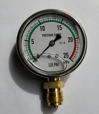 pressure gauge 油压压力表 直径75mm 压力 25mpa 螺纹M14*1.5