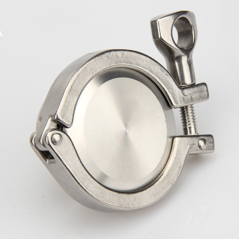 不锈钢快接头开盲板装卡