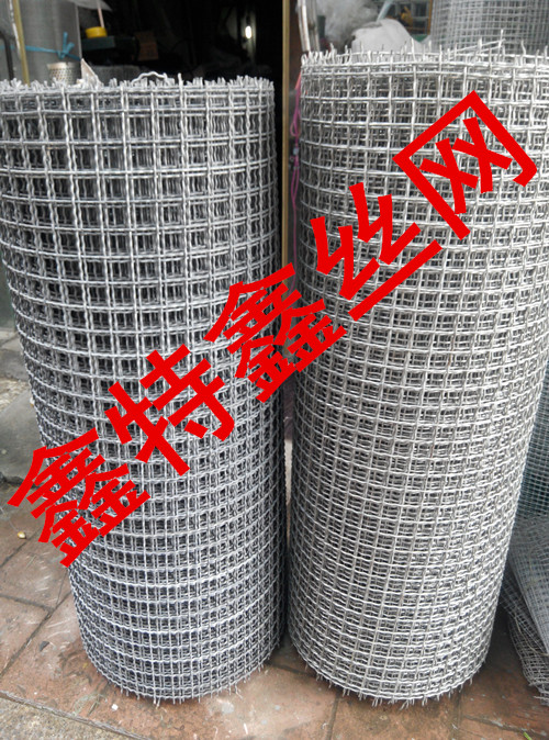 热镀锌钢丝网白轧花铁加