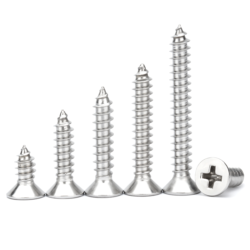 不锈钢沉头十字自攻螺丝