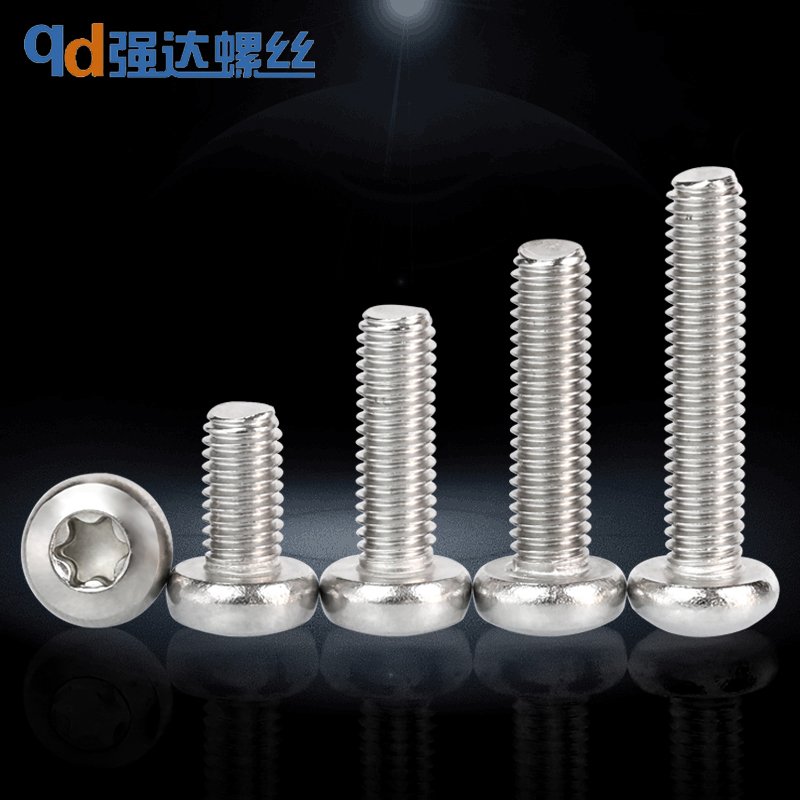 不锈钢圆头盘内梅花小螺