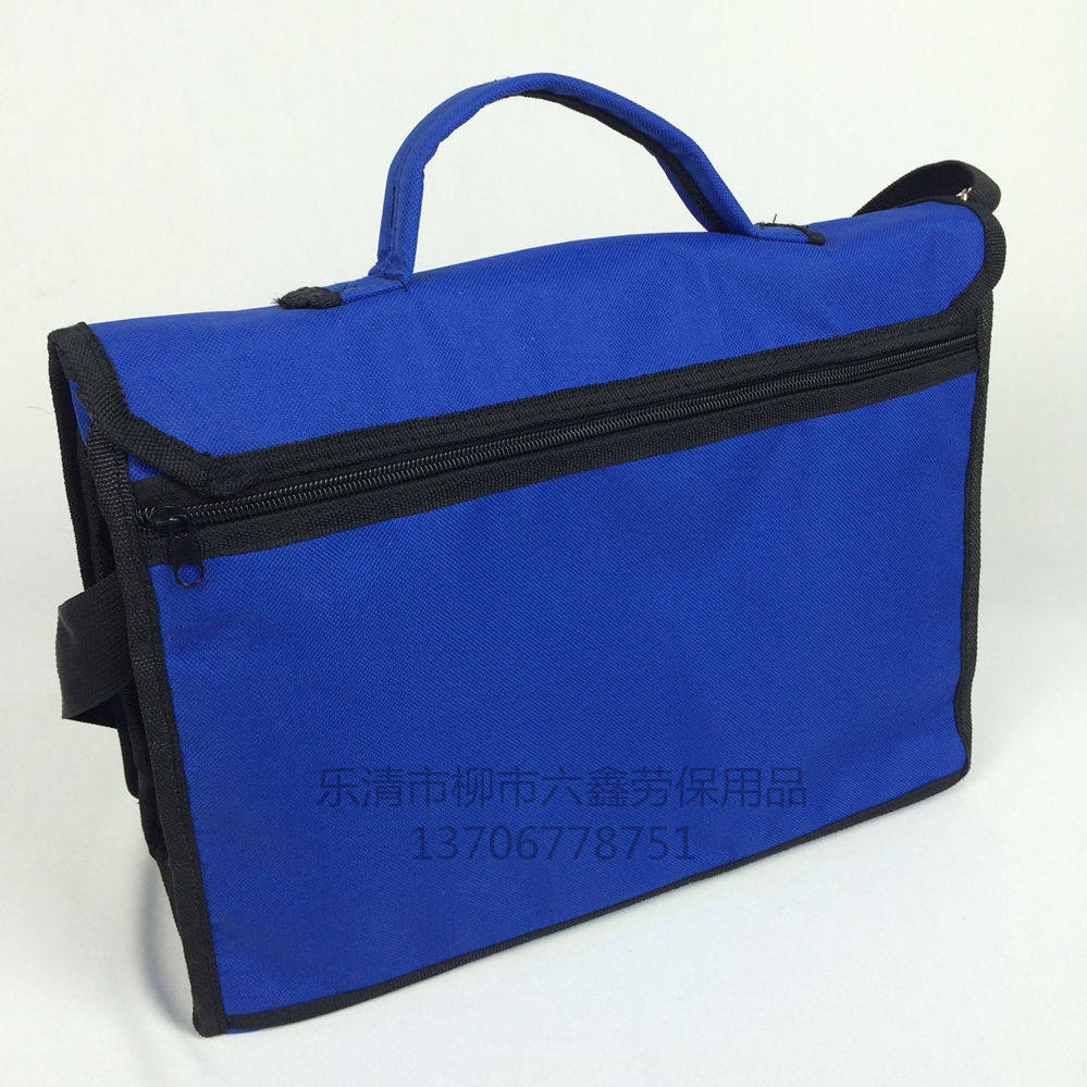 德国日本进口中国电信帆布工具包加厚蓝色电工包多功能手提包耐用