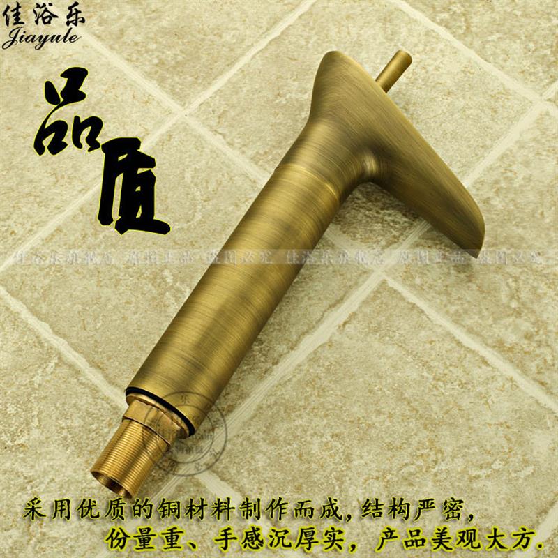 欧式全铜卫生间复古冷热