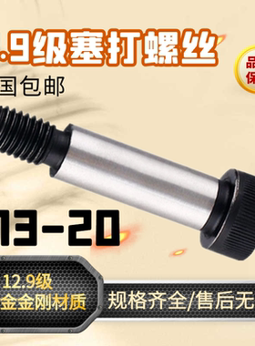 塞打螺丝等高螺丝限位螺丝12.9级内六角高强度模具配件 D13D16D20