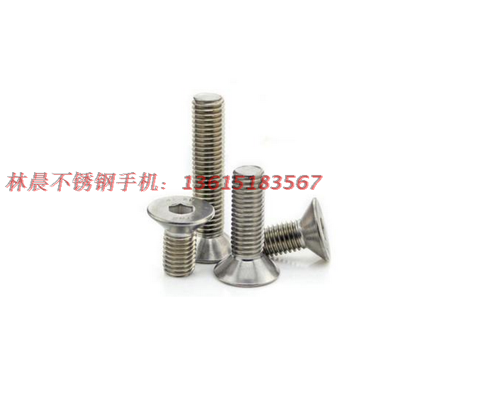 不锈钢内六角沉头机钉平