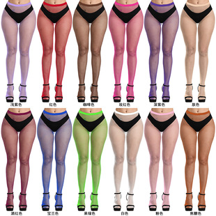 网袜Fishing net pantyhose Perforated jeans women's stockings