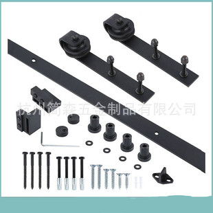 谷仓门吊轨滑轨推拉门导轨滑道平移悬浮门吊轮厨房移动门滑轮配件