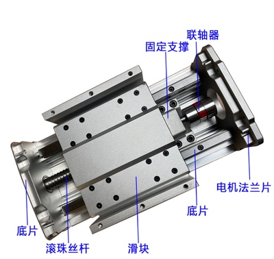 150款全密封重型滑台模组2005/2010丝杆数控机器手十字精密工作台