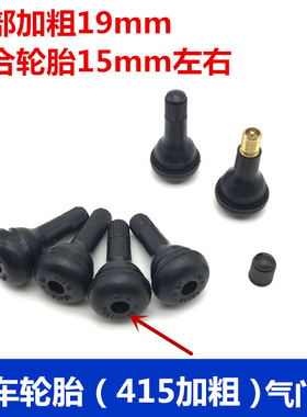 TR415纯铜橡胶气嘴 汽车真空胎轮胎气门嘴 汽车无内胎加粗防漏气