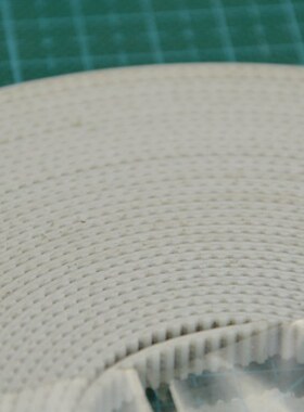 3D打印机配件 2GT-6 开口同步带 聚氨酯钢丝增强 带宽6mm 白色