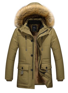Plussize Long Puffer Coat For Clothes Down Jacket Winter Men