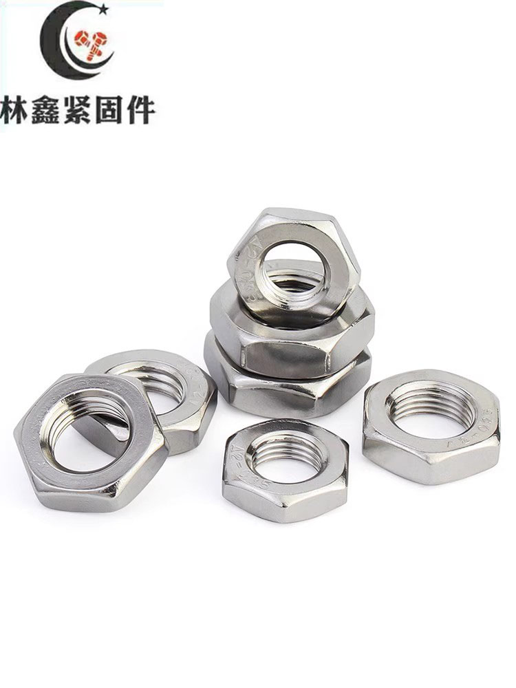 镀锌气缸螺母细牙六角薄