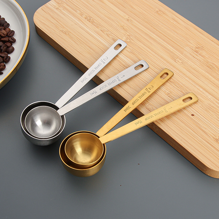 不锈钢量勺奶茶店果粉咖