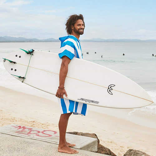 2024年蓝白条纹黄连帽