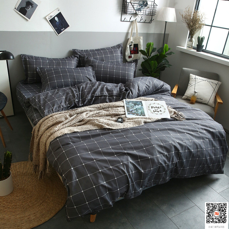 student comfortable quilt cover sheet four - piece set