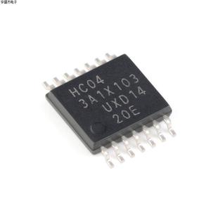 118 74HC04PW 正品 貼片邏輯芯片 六路反相器 TSSOP 原裝