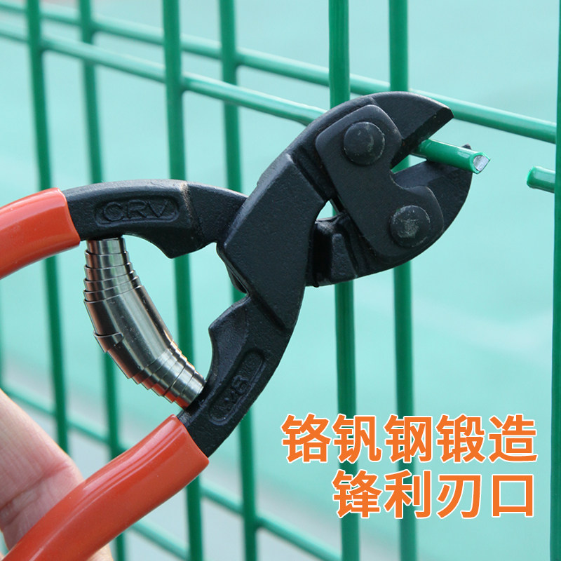 迷你断线钳细钢丝剪省力钢丝钳大力钢丝钳钢绞线光纤光缆8寸老虎