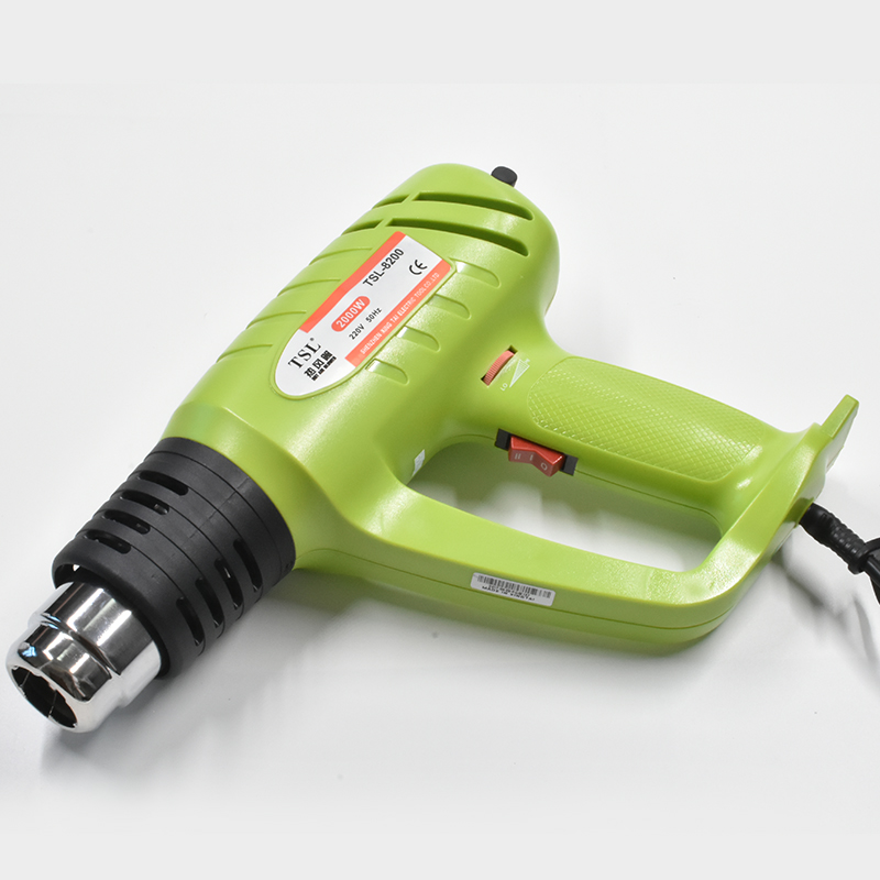 TSL-3AD数显热风枪电子手持热风筒2000W大功率热缩管风枪汽车贴膜