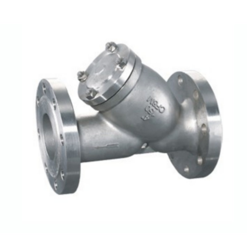 304不锈钢Y型法兰过滤器GL41W-16P管道式蒸汽过滤阀门DN15-DN100