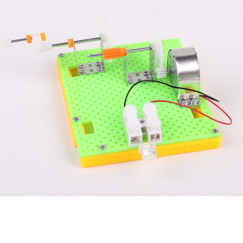 手摇发电机 科技小制作小发明科学小实验创意diy小学生手工制作业