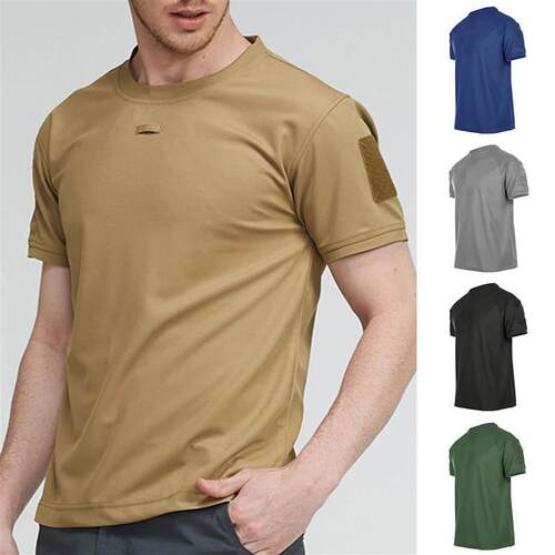 Tactical T-Shirts Men Sport Outdoor Military Tee Quick Dry S