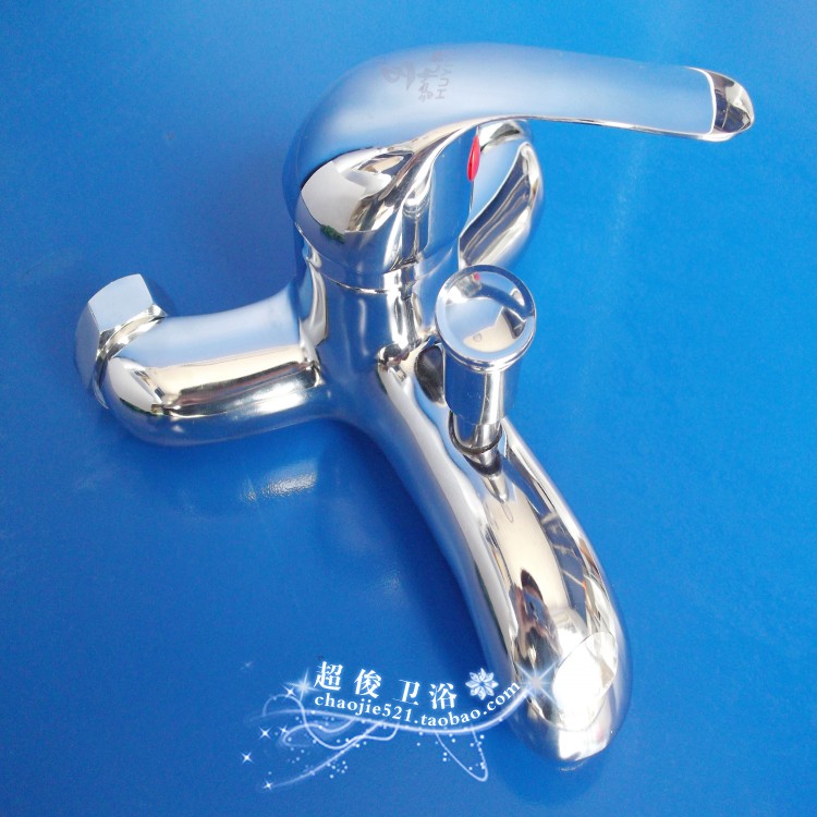 全铜淋浴花洒冷热混水龙头 浴缸三联冷热混水阀 淋浴花洒龙头套装