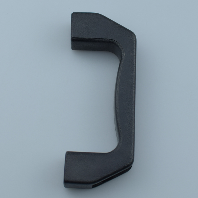 工业柜门拉手高档黑色塑