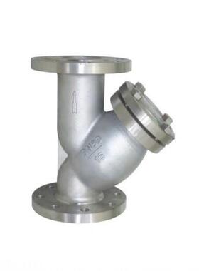 304/316L不锈钢法兰式Y型过滤器GL41W-16P重型管道蒸汽阀门排污50