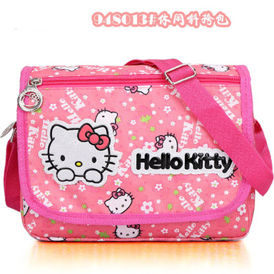 卡通小挎包女学生单肩休闲斜挎包小型可爱公主儿童小书包逛街用