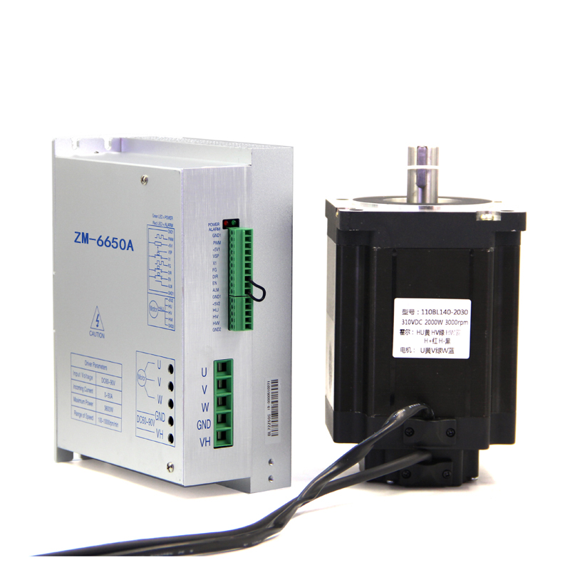 低压大功率无刷电机驱动器ZM-6650A大电流50A 1KW1.5KW低压36V48V