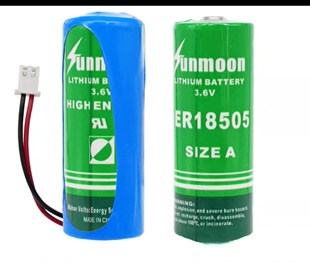 专用智能水表锂电池翰兴日月ER18505锂亚3.6V天然气暖气流量计表