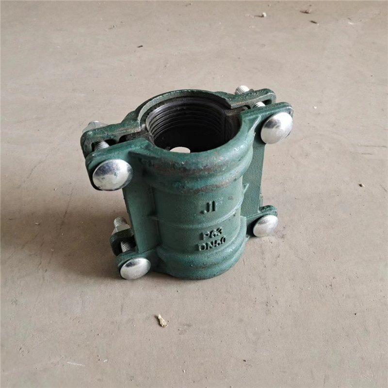 哈夫节分水器抢修三通补漏卡子 球墨铸铁镀锌PE管变径堵漏器25 50