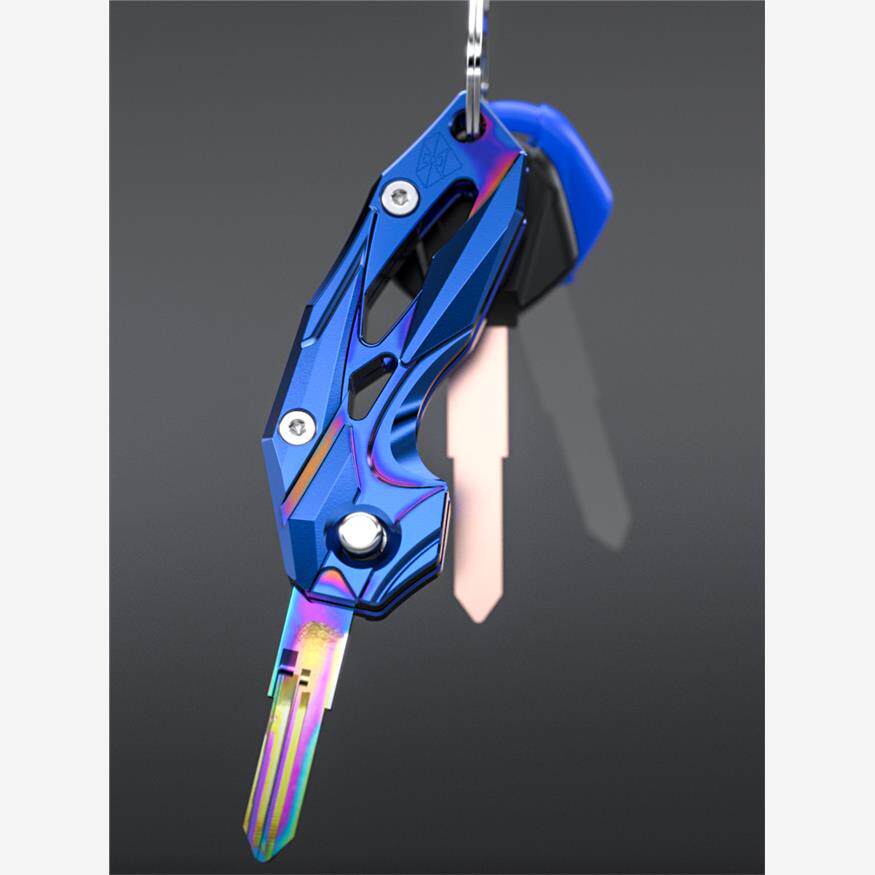 折叠钥匙头改装配件摩托车电门锁匙外壳灵兽适用春风250SR胚NK盖