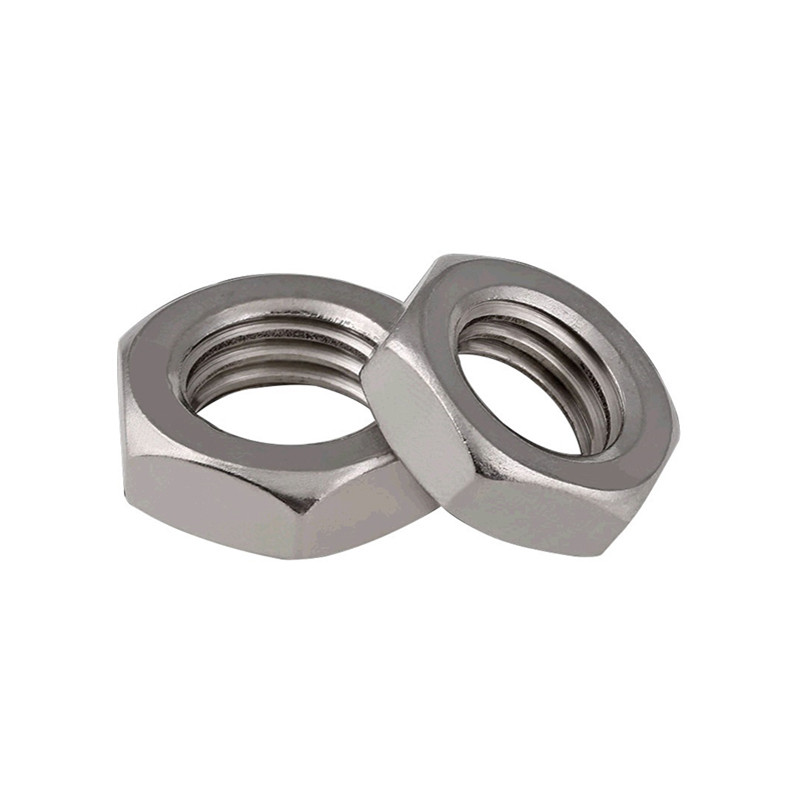 304不锈钢反牙薄螺母左旋左牙反丝帽6M8M10M12M14M16M18M20M22M24